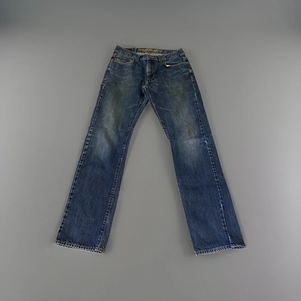 Mens American Eagle Jeans Slim Straight 30 X 34